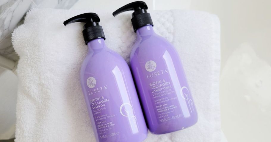 Biotin & Collagen Shampoo AND Conditioner Set Just $16.49 Shipped on Amazon | Awesome Reviews