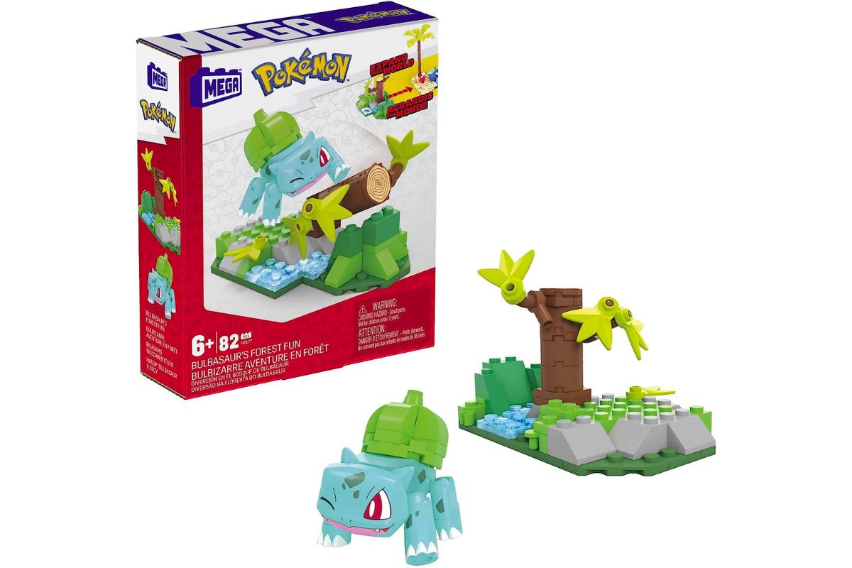 MEGA Pokémon Action Figure Building Toy Bulbasaur’s Forest Fun
