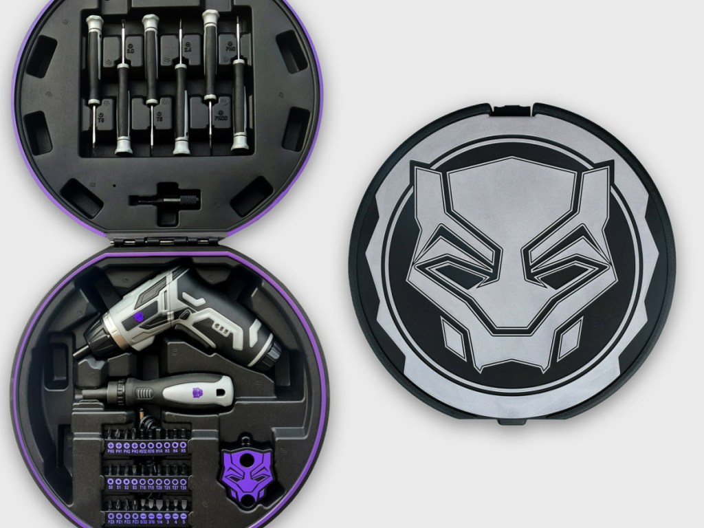 Marvel Black Panther Cordless 3.6v Power Screwdriver  41 Pieces Set