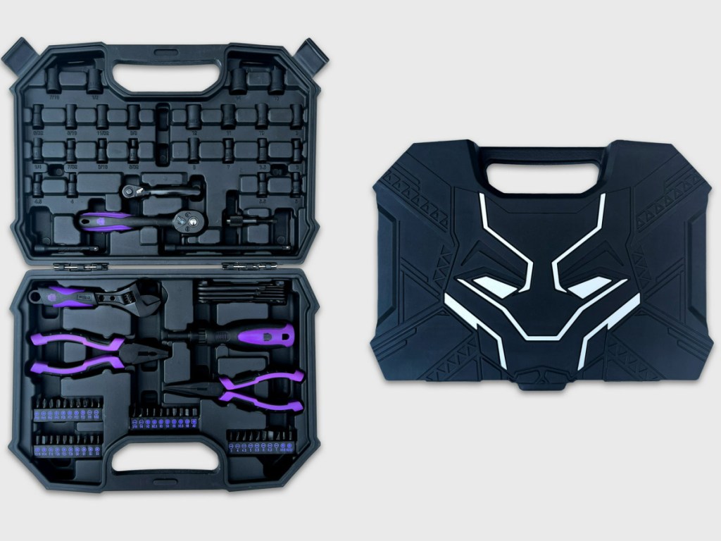 Marvel Black Panther Giftable Tool Set 82 Pieces - Purple
