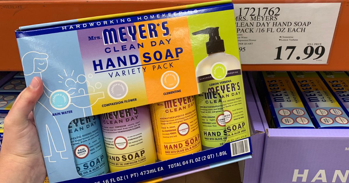 Mrs. Meyer's Hand Soap Variety 4Pack Just 17.99 at Costco Hip2Save