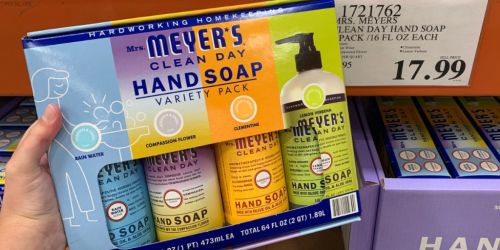 Mrs. Meyer’s Hand Soap Variety 4-Pack Just $17.99 at Costco