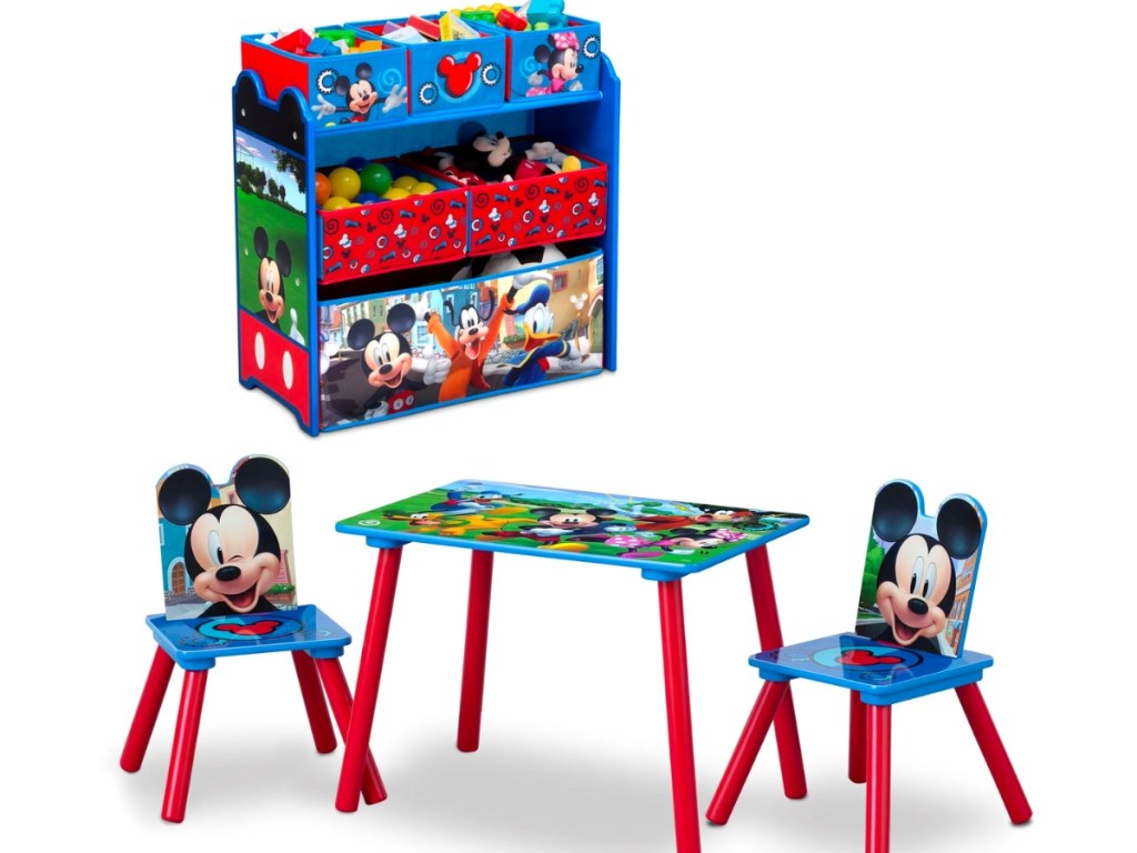 Disney Mickey Mouse 4-Piece Playroom Set