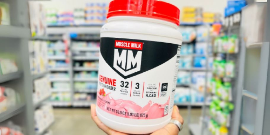 Highly-Rated Muscle Milk 1.93lb Protein Powder Only $15.90 Shipped on Amazon