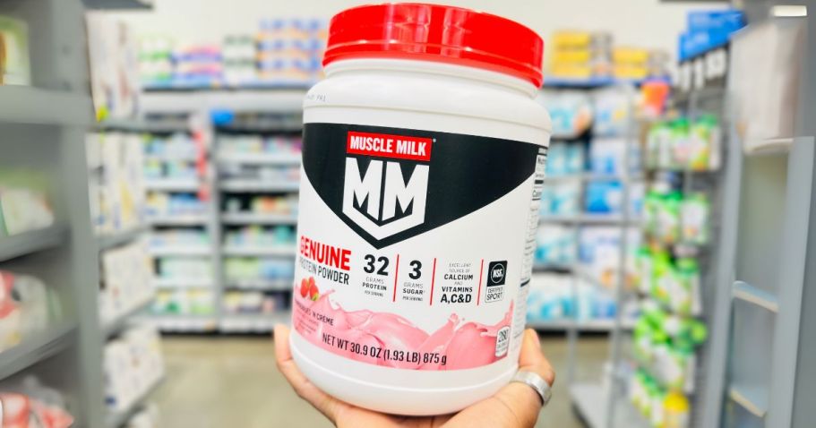 Highly-Rated Muscle Milk 1.93lb Protein Powder Only $15.90 Shipped on Amazon