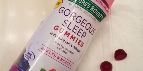 Nature’s Bounty Melatonin Sleep Gummies 60-Count Bottle Only $7.49 Shipped on Amazon (Regularly $13)