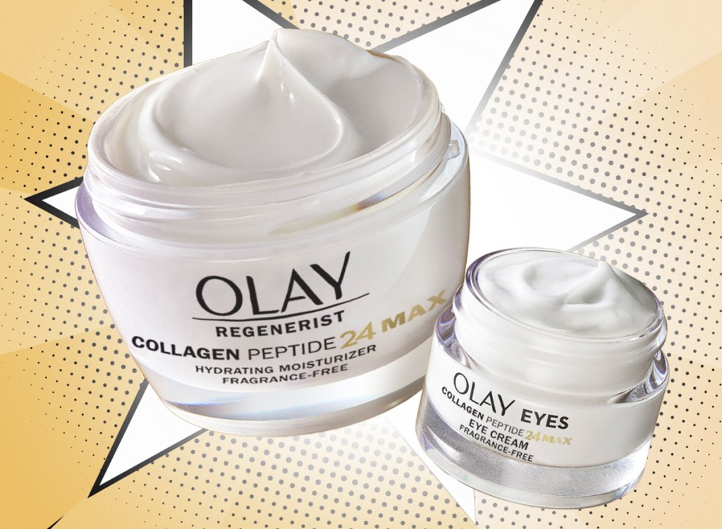 olay collagen moisturizer and eye cream