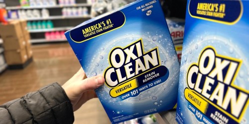 Huge OxiClean Laundry Stain Remover Only $6.62 After Cash Back at Sam’s Club