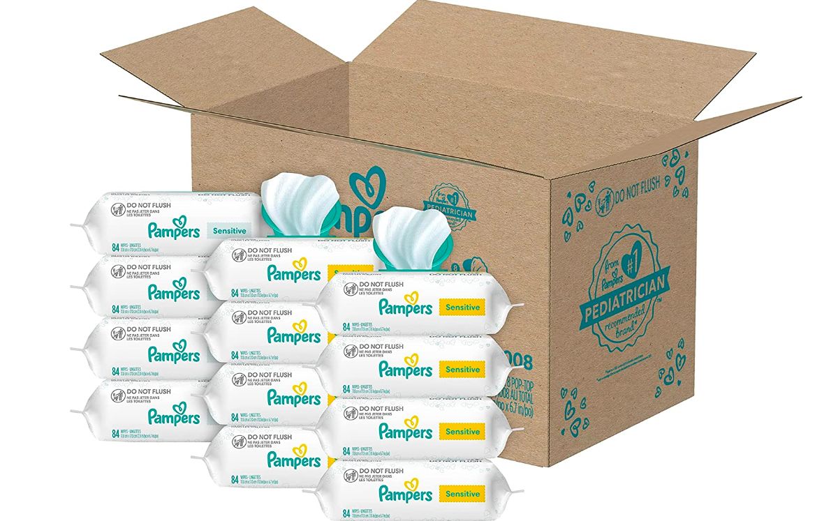 Pampers Sensitive Unscented Baby Wipes 1008-coun
