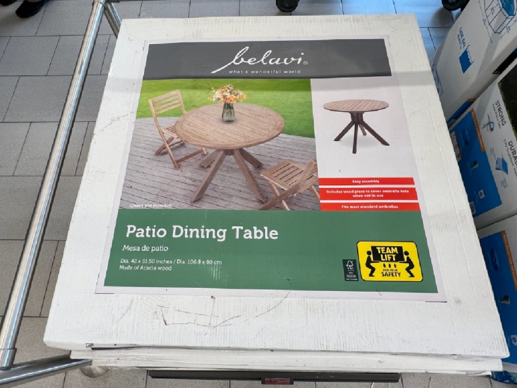 Patio Dining Table at the store