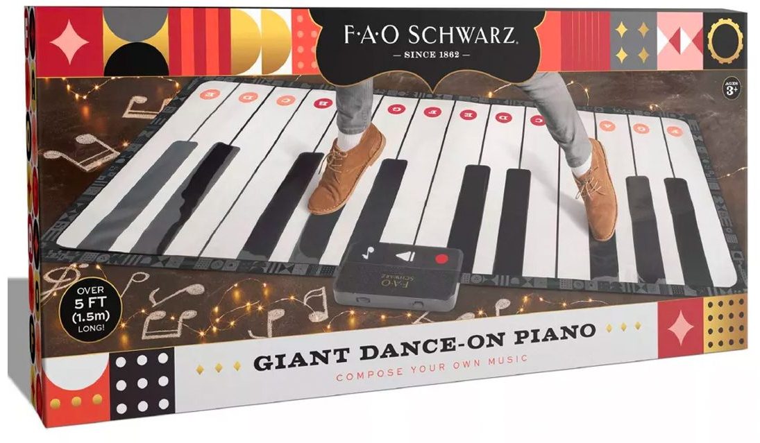 FAO Schwarz Giant 69" Dance-On Piano Mat