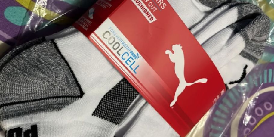 PUMA Men’s Sock 6-Pack Just $6.86 Shipped on Amazon (Reg. $18)