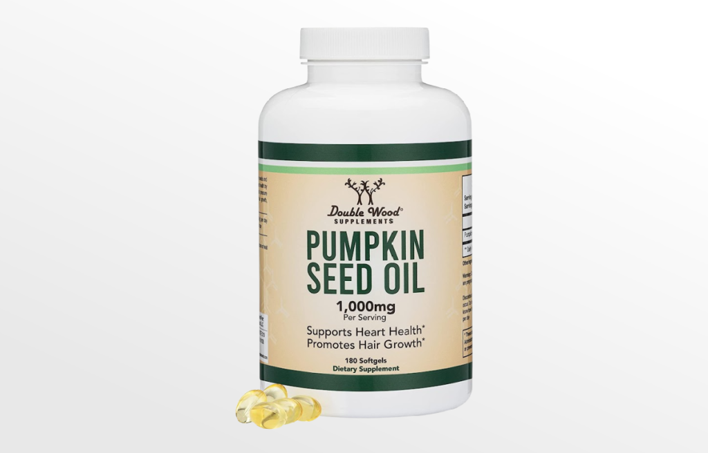 Pumpkin Seed Oil by Double Wood for natural hair growth