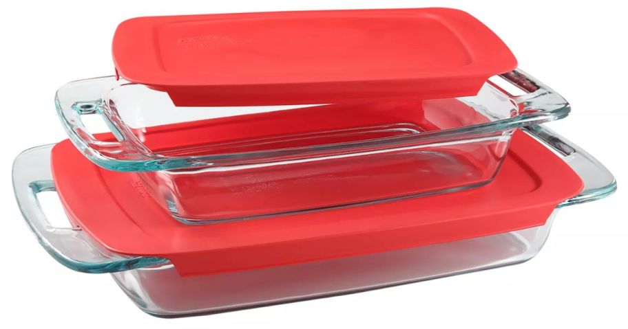 Pyrex Easy Grab 4-Piece Bakeware Set