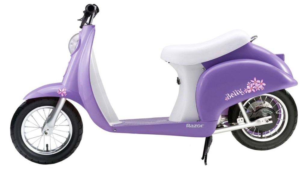 purple Razor Pocket Mod Betty Electric Scooter