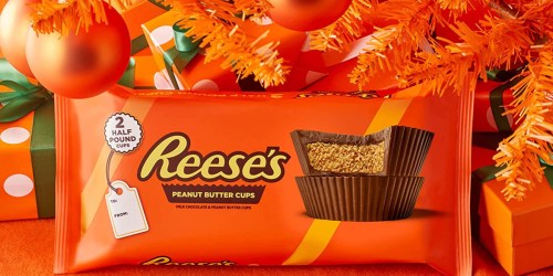 Amazon Christmas Candy Sale | Half-Pound Reese’s Peanut Butter Cups 2-Pack Only $10 Shipped + More