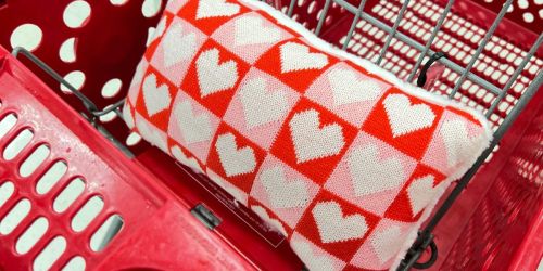 $10 Valentine’s Day Blankets & Throw Pillows at Target