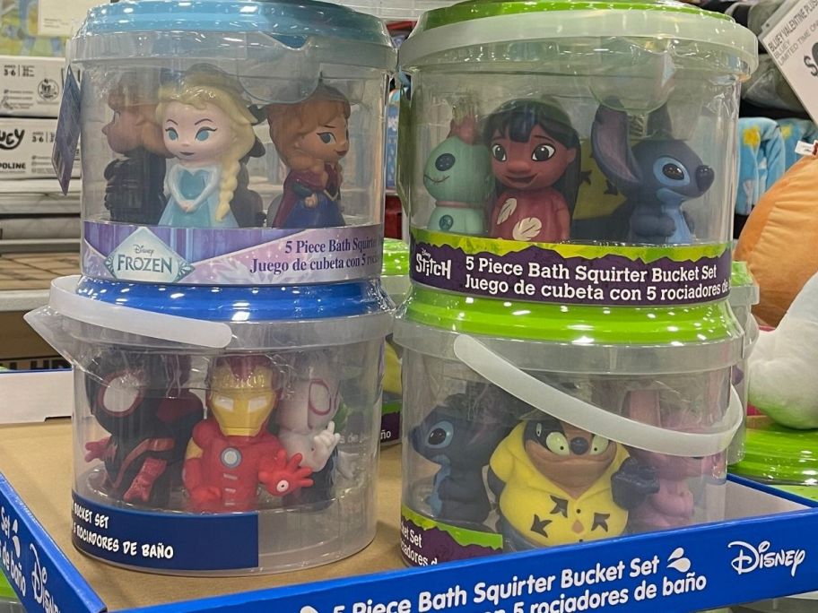 Disney & Marvel Bath Squirter Sets at Sam's Club