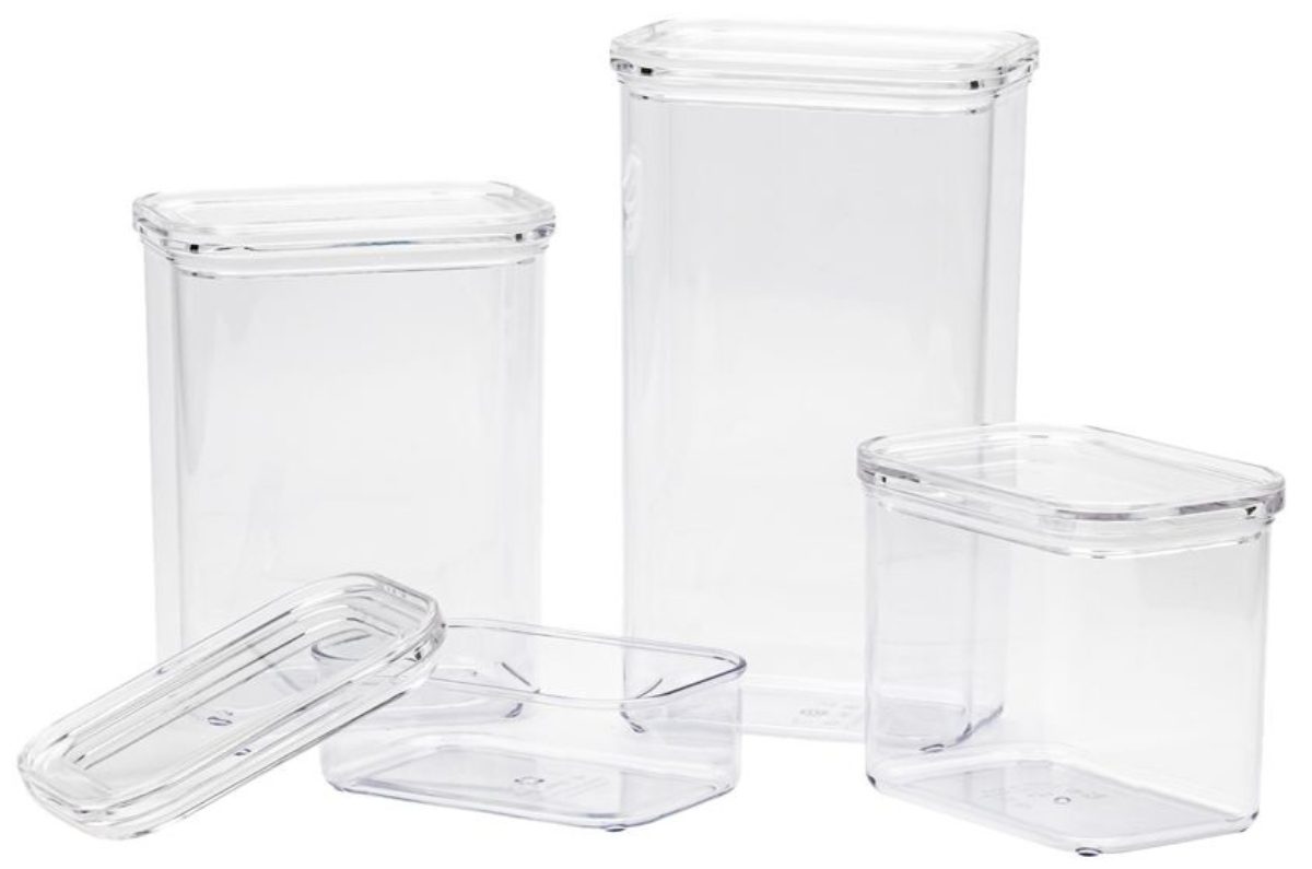 Simply Essential 4-Piece Canister Set w/ Lids