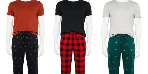 Kohl’s Men’s Pajama Sets from $8.99 (Regularly $54) + Free Shipping for Select Cardholders