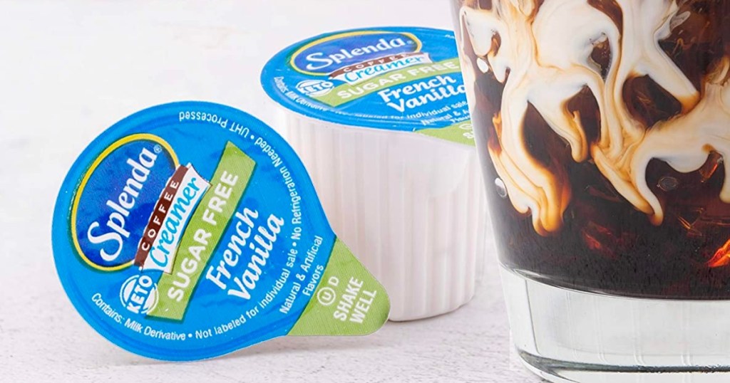 Splenda Low-Calorie Single Serve Coffee Creamer Cups in French Vanilla
