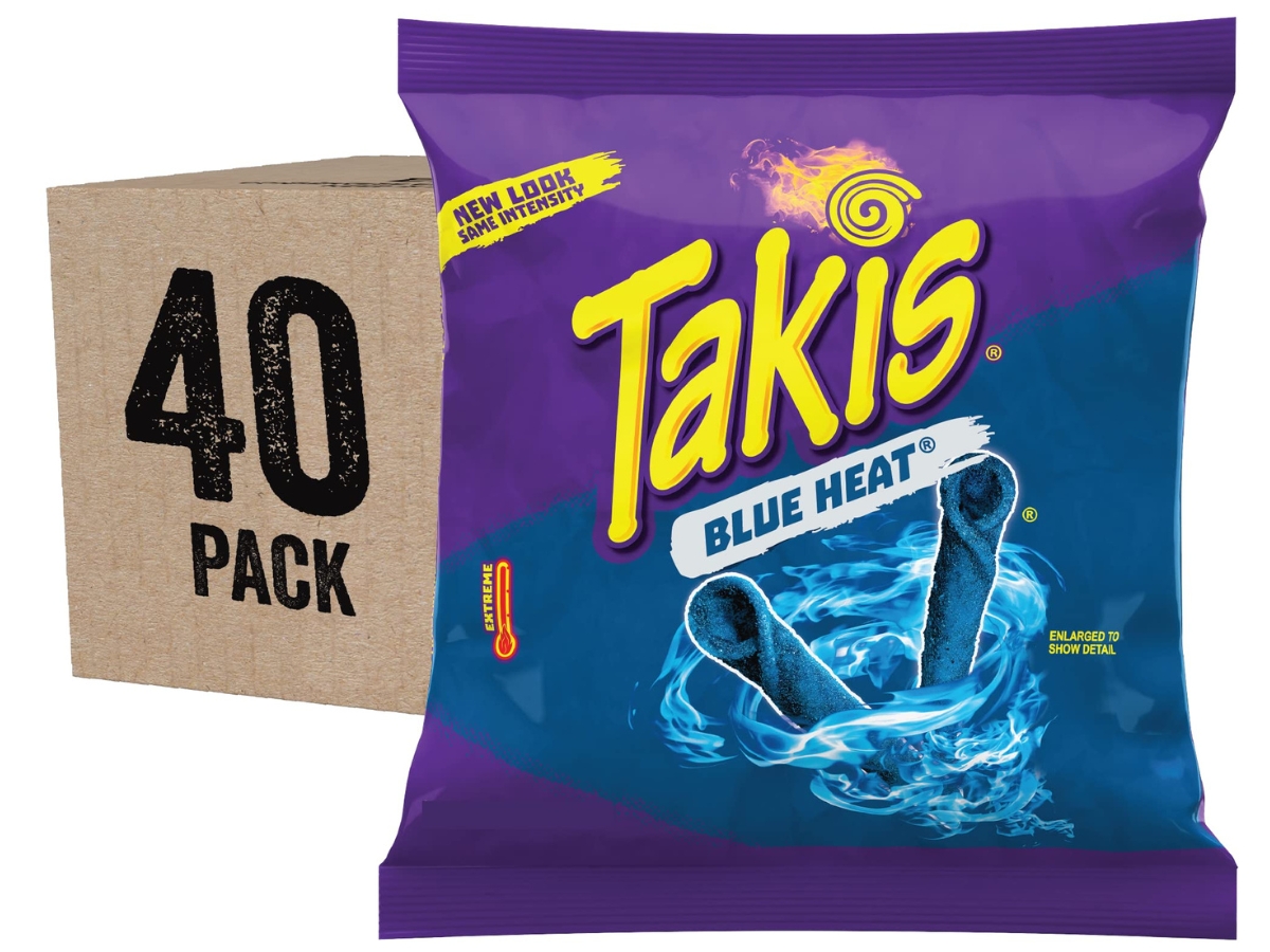 Takis Blue Heat Chips 40-Count Bags Only $13.83 Shipped On Amazon ...