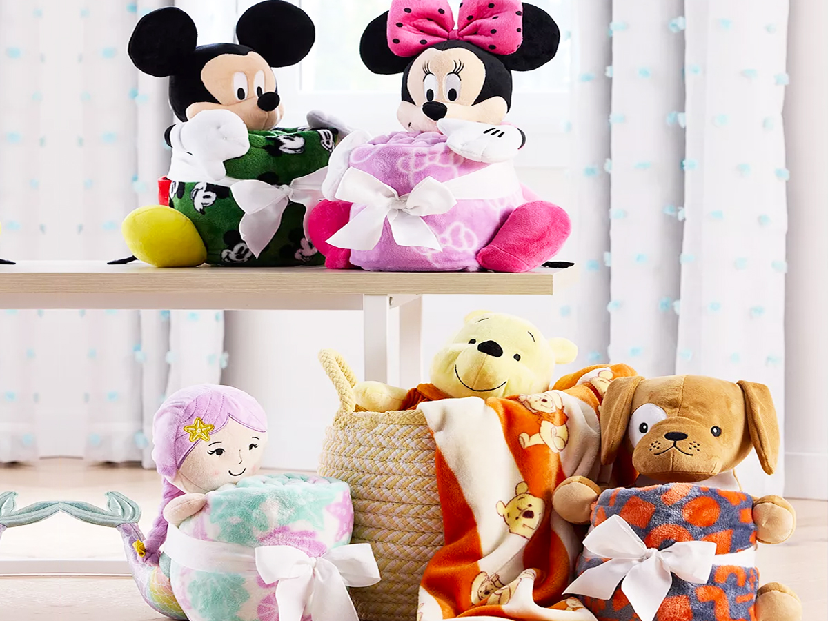 Kohl’s Kids Blanket & Plush Set from $14 (Regularly $40) | Includes Disney Characters!