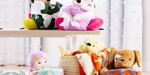Kohl’s Kids Blanket & Plush Set Only $16.82 (Regularly $40) | Includes Disney Characters!