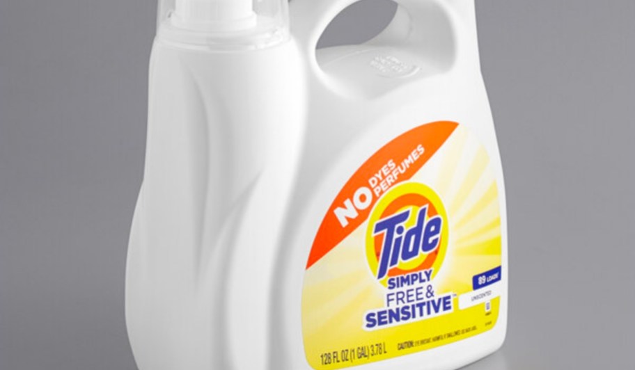 Tide Simply Free & Sensitive Liquid Laundry Detergent 128oz