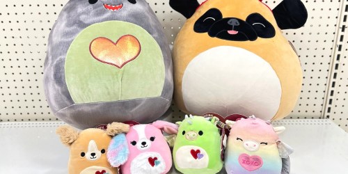 Target Squishmallows for Valentine’s Day from $10.99