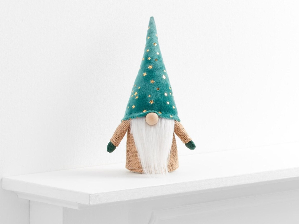 Velvet And Burlap Woodland Gnome Decor