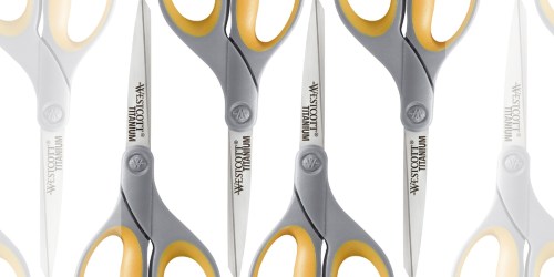 Westcott 8″ Titanium Bonded Scissors 4-Pack Only $12.83 on Amazon (Just $3.21 Each)