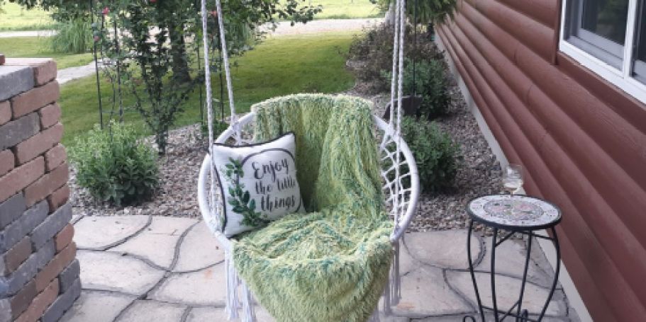 Macrame Hanging Hammock Chair Just $29.99 Shipped on Amazon (Regularly $90)