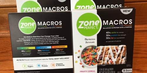 Zone Perfect Bars 20-Count Packs Only $13 Shipped on Amazon (Regularly $32)
