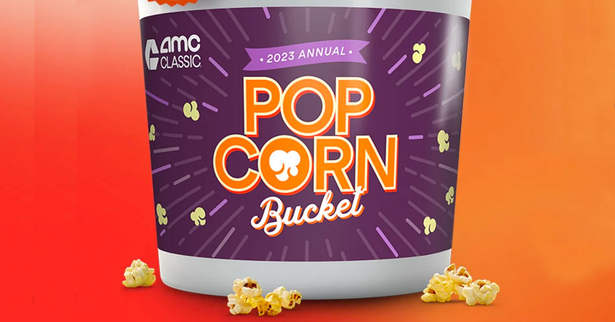 The 2022 AMC Annual Popcorn Bucket is Here Refillable All Year Long