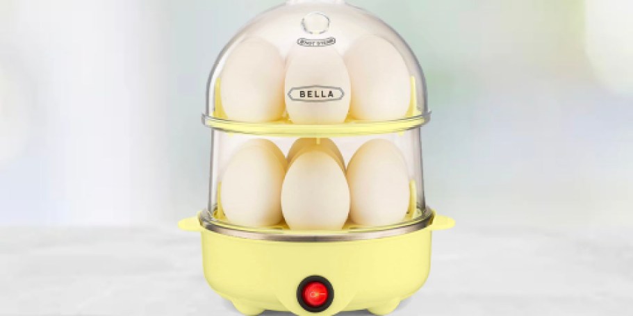 Double-Tiered Bella Egg Cooker Only $13 on Amazon (Reg. $25) – Makes 14 Eggs Fast!
