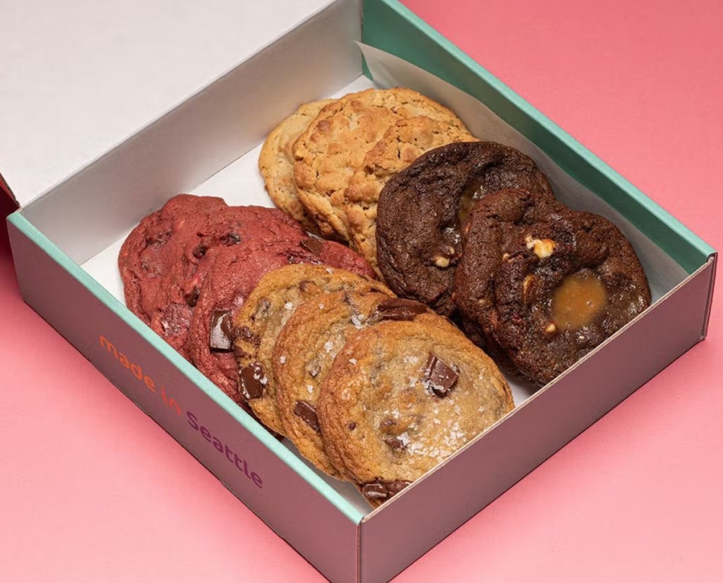 12 pack of Bell's Cookie Co. soft-baked cookies is one of the best food gifts to buy