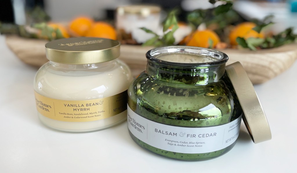 walmart better homes and gardens candles