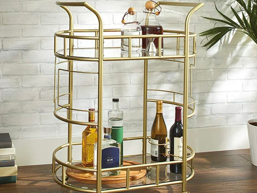 better homes and garden bar cart