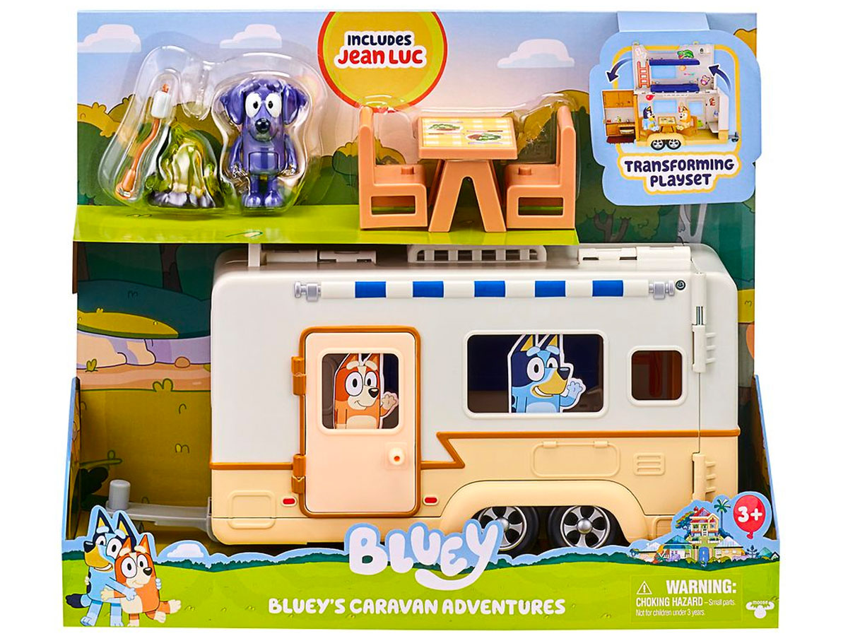 bluey caravan