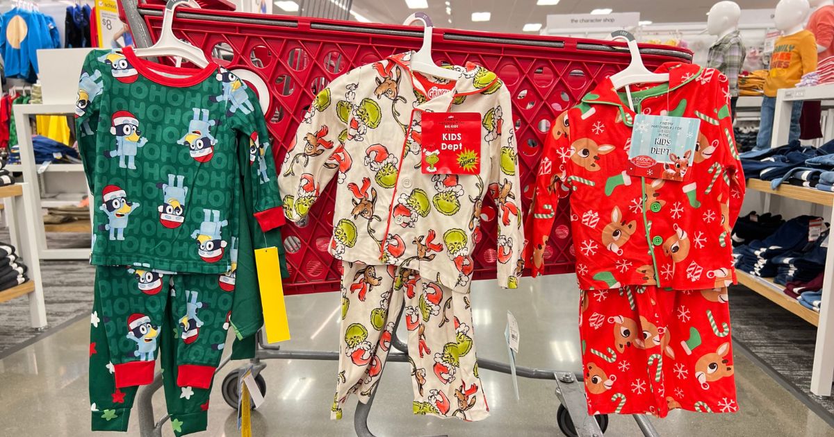 30% Off Target Christmas Pajama Sets | Disney, The Grinch, & More!