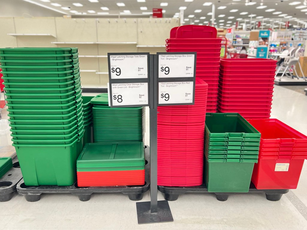 storage totes in Target