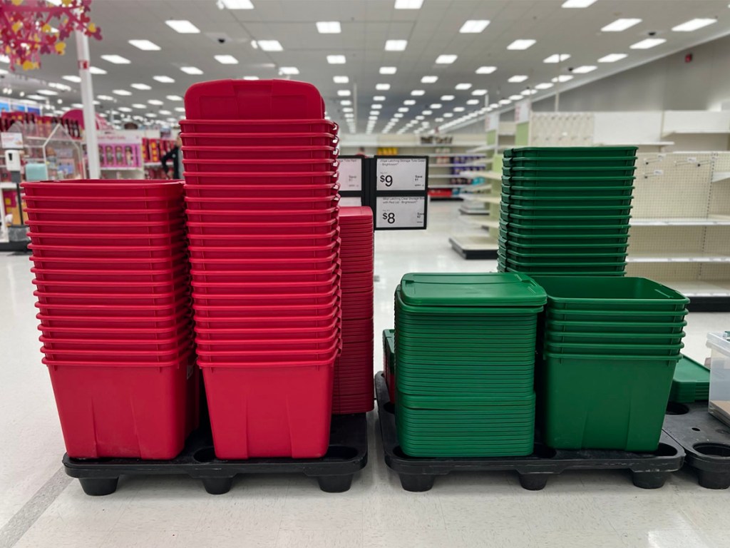 storage totes in Target
