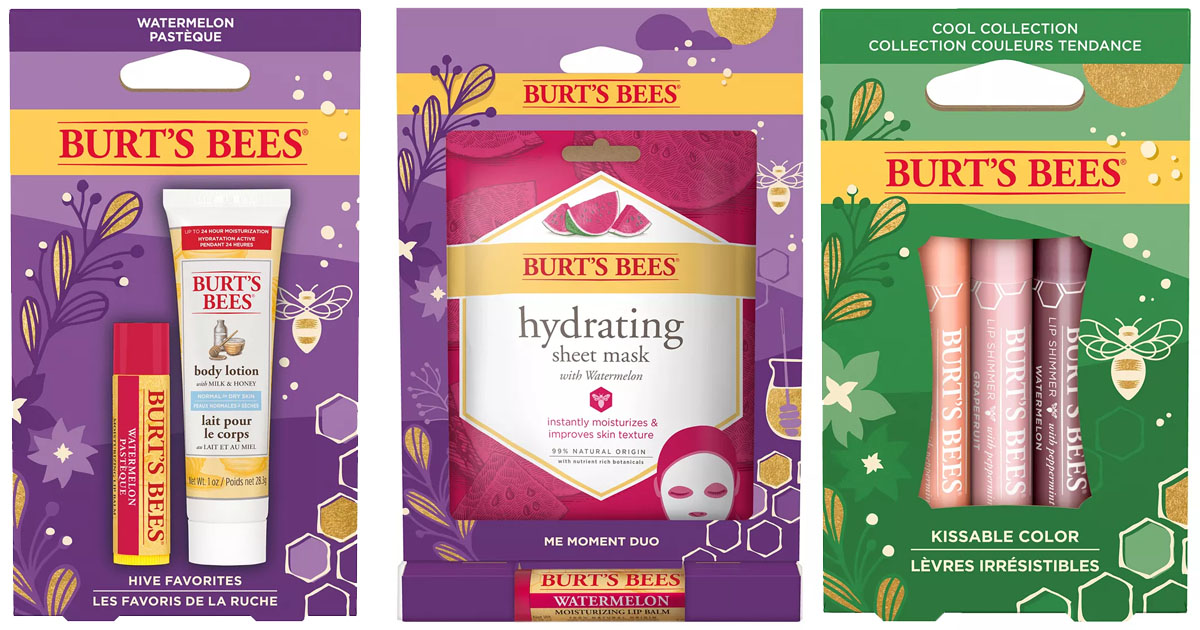 50% Off Burt’s Bees Gift Sets on Kohl’s.com | Hydrating Mask & Lip Balm Set Just $2.49 (Reg. $5)