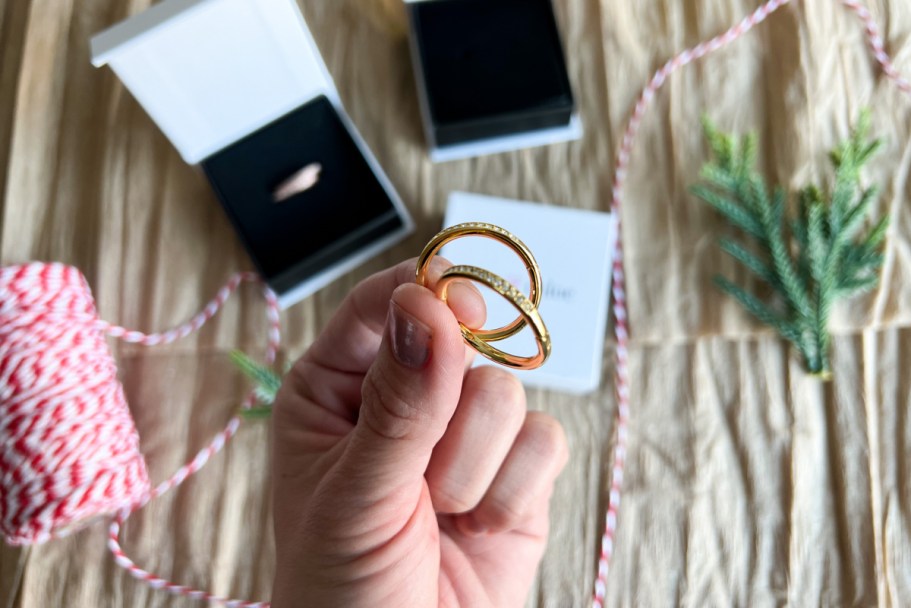 These Sparkly Gold-Plated Hoops are Only $14.99 and Include a Gift Box (Team & Reader Fave!)