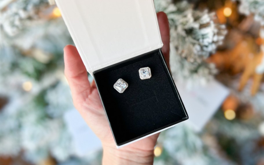 Cate & Chloe Princess Cut Earrings Just $16.80 Shipped (Great Gift Idea!)