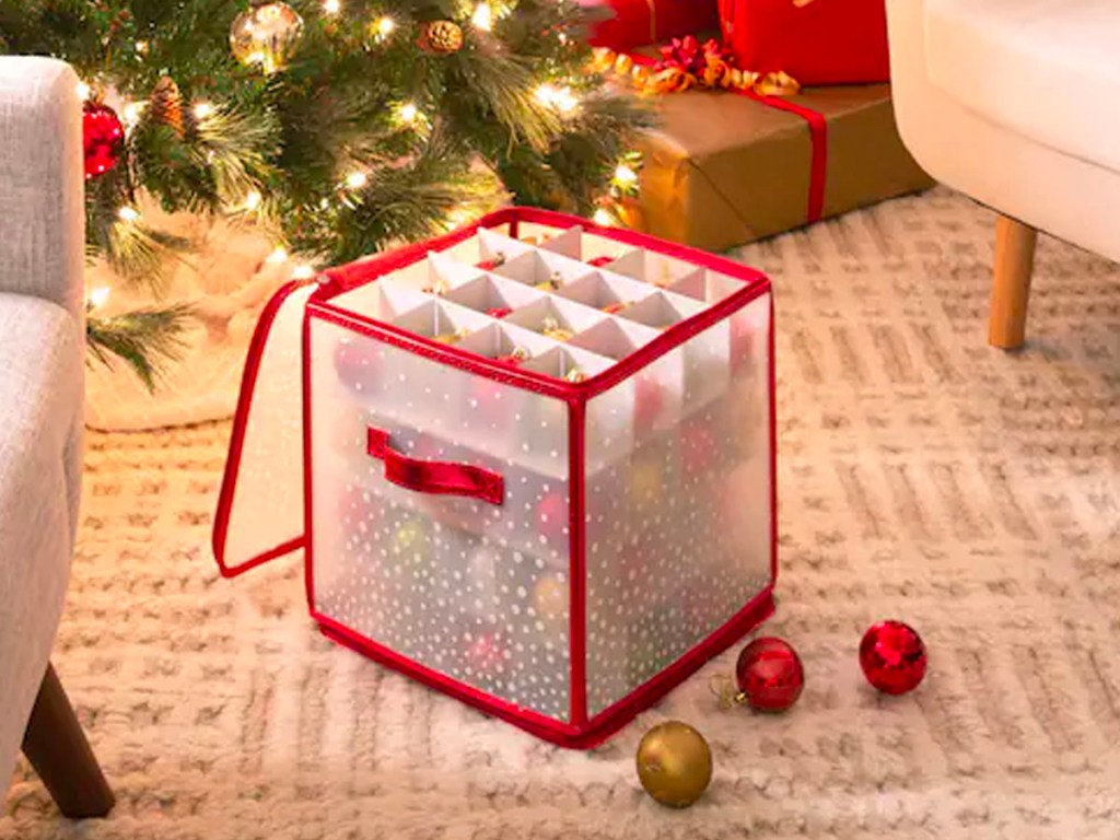 christmas ornament storage