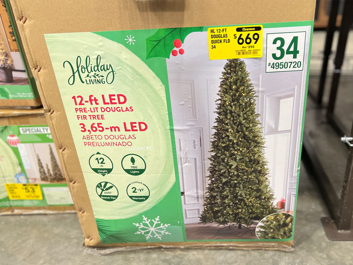 christmas decorations at Lowes