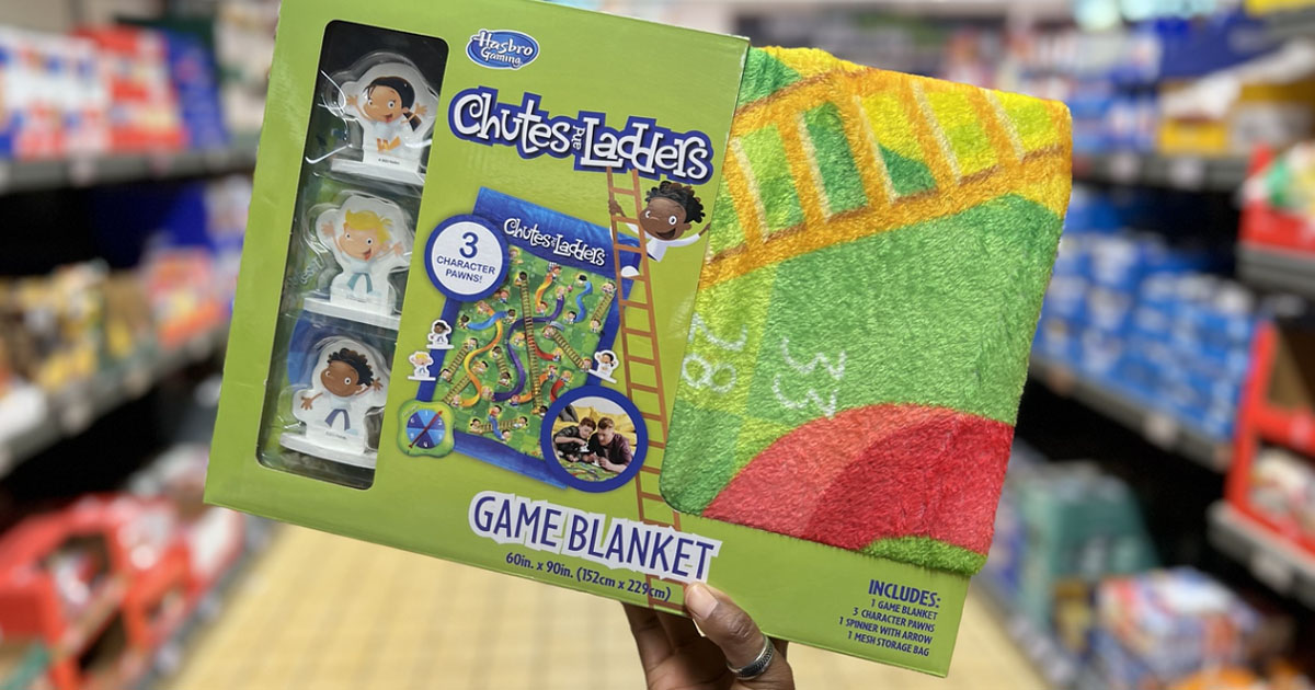Hasbro Game Blanket Sets from 24.99 on Chutes and Ladders