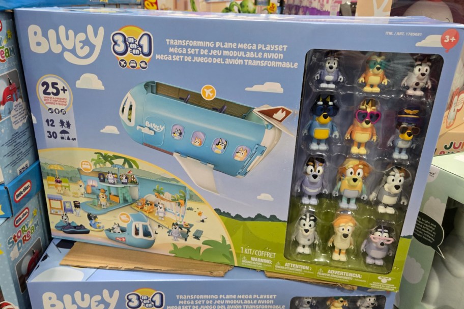 bluey airplane playset